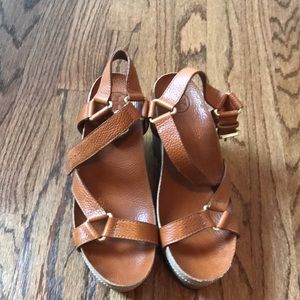 Tory Burch Wedge Sandals - Size 9